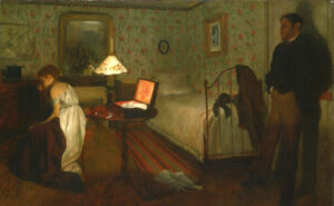 Interior by Edgar Dégas
